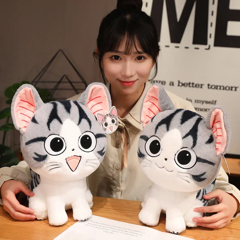 24-35 см Kawaii Cat плюшевые игрушки аниме персонаж Chi Chi's мягкая кукла мягкий сырный
