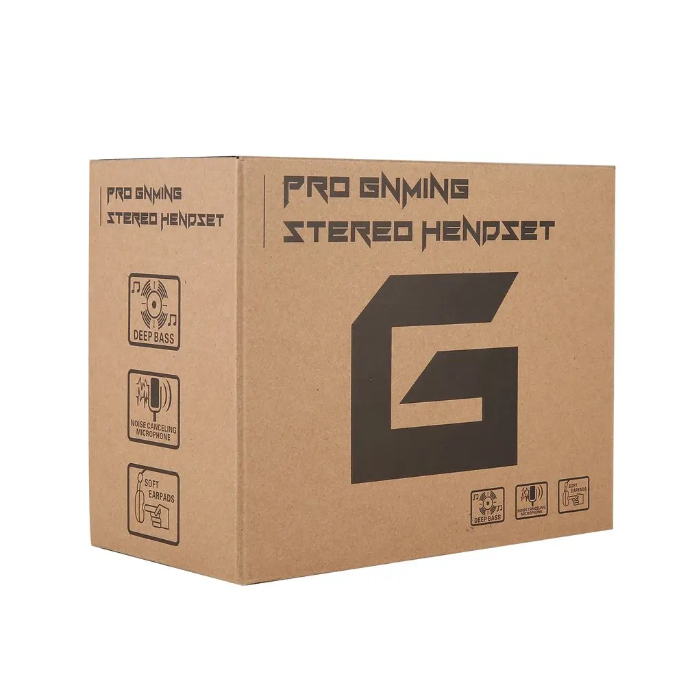 

Lightweight Wired Headphones Comfortable Wear Noise Cancelling Gaming Gamer Foldable Headphone Headsets