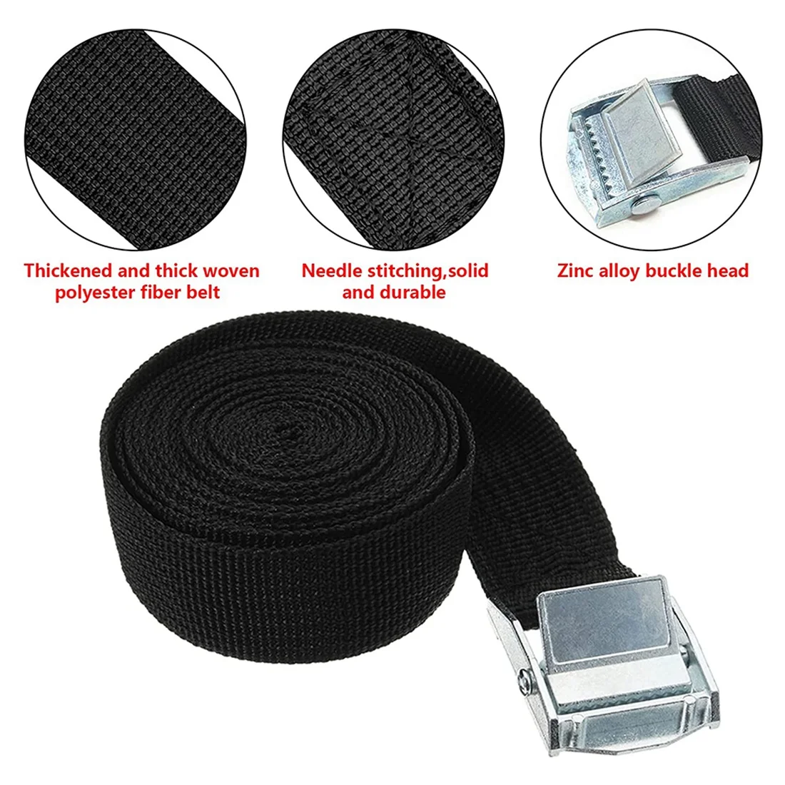 Крепежные ремни для каяков с пряжкой Cam грузов багажа мебели велосипедов