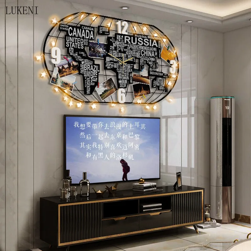 Часы наручные в скандинавском стиле креативные настенные украшения для гостиной