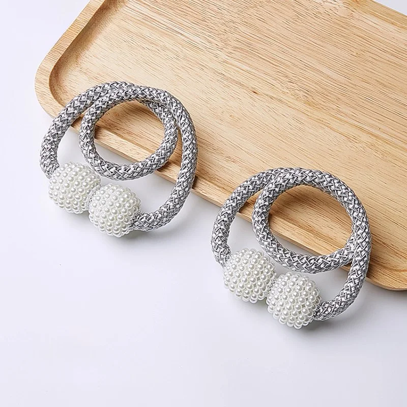 

Конопляные магнитные завязки для штор 2 шт.