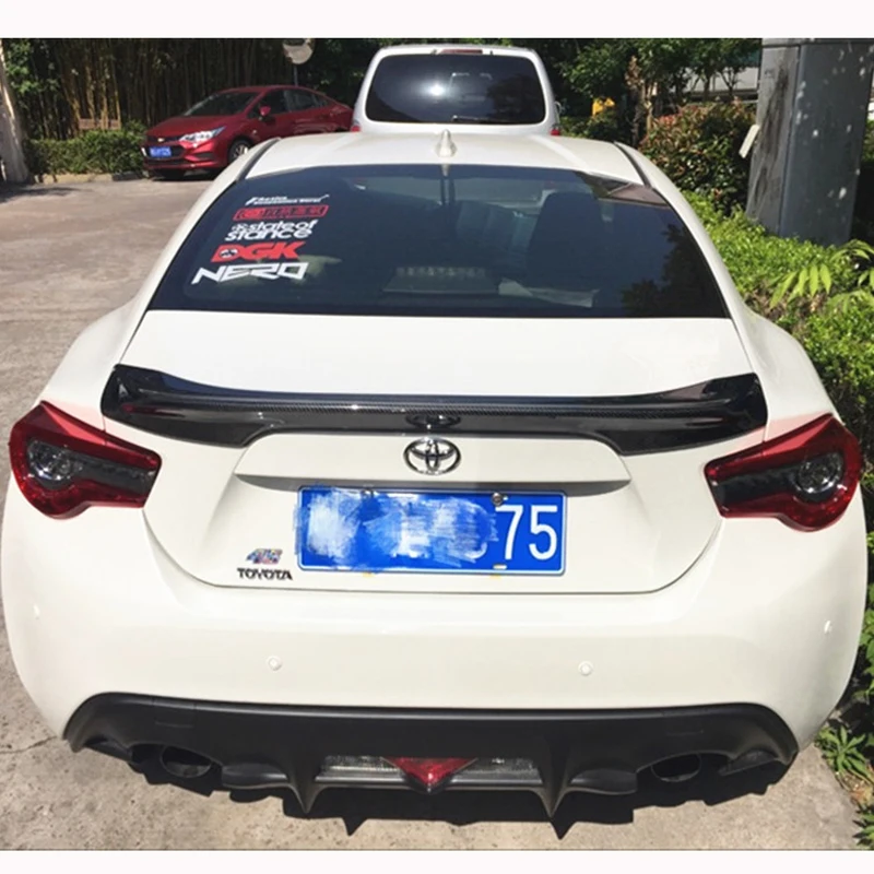 

For Toyota GT86 Subaru BRZ Spoiler 2012 2013 2014 2015 Car G Style High Quality Black Carbon Fiber Rear Wing Spoiler