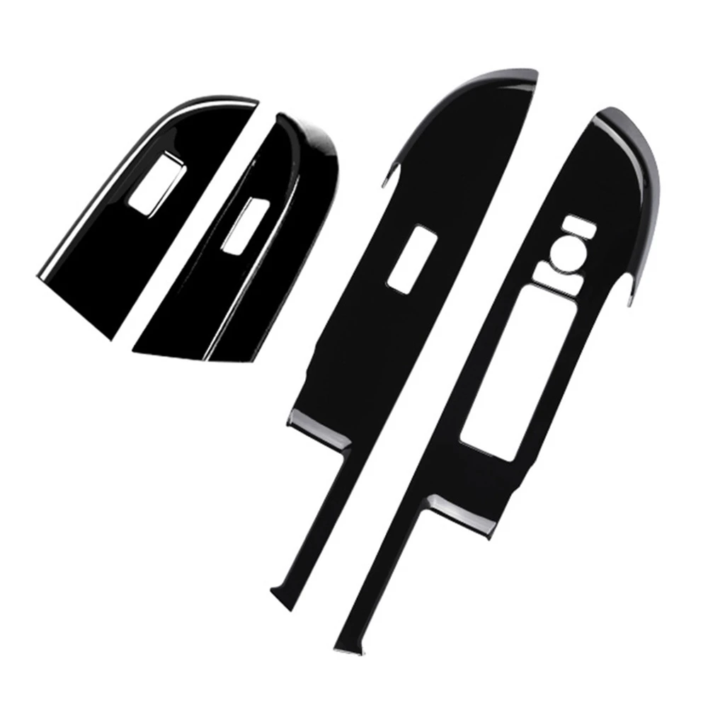 

Car Glossy Black Window Glass Lift Button Switch Cover Trim Door Armrest Panel for Toyota Raize 2021 2022