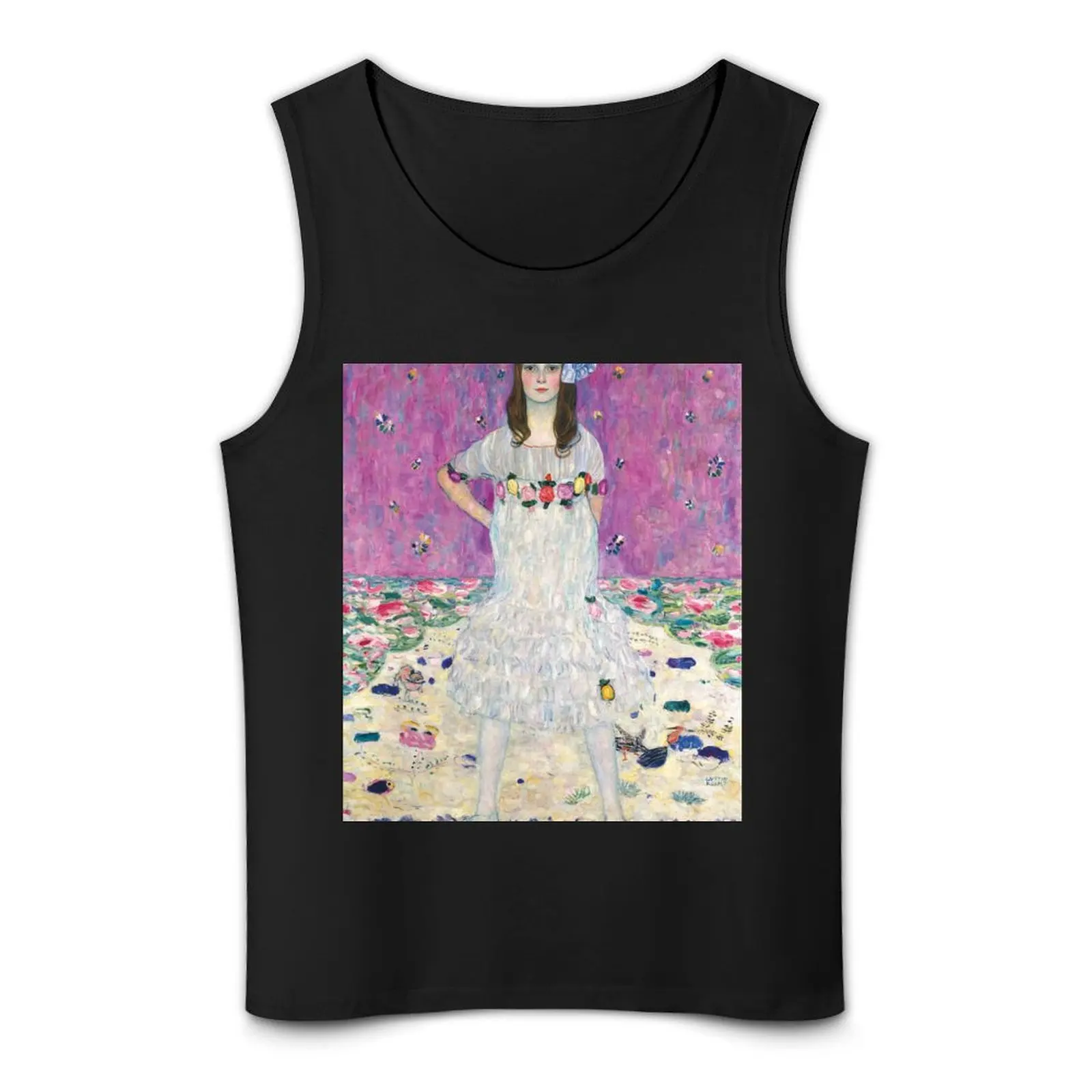 Gustav Klimt M?da Primavesi Майка без рукавов мужские рубашки Футболка для спортзала мужская