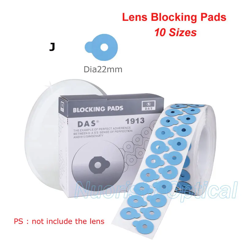 

Q023 1000 шт. популярных 10 размеров оптических линз клейкая лента для окантовки полировка блокирующие прокладки Двусторонняя наклейка