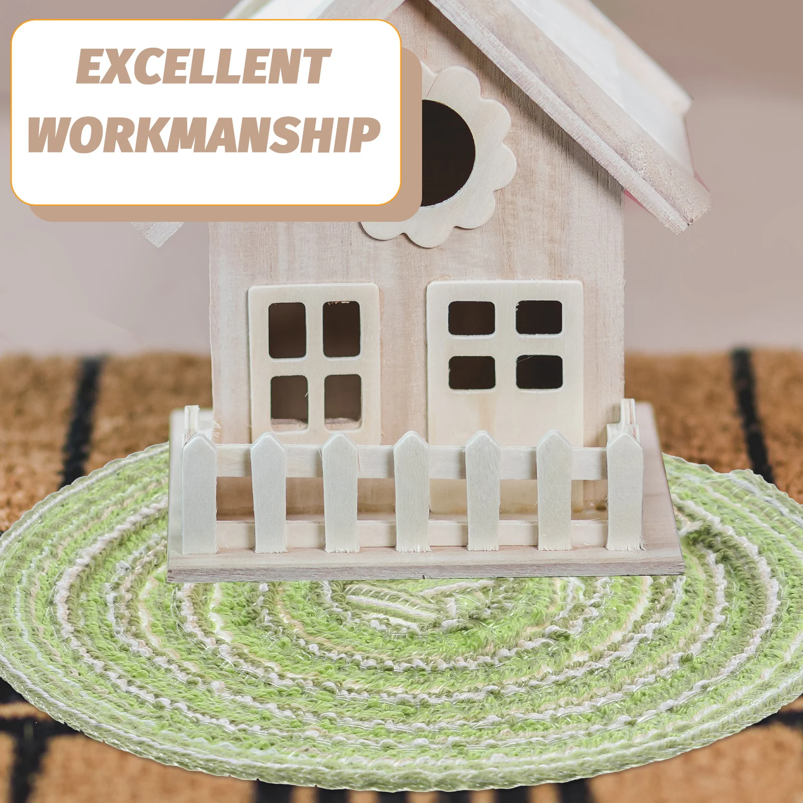 2 шт. коврики для декора дома мини-дверной коврик миниатюрные принадлежности