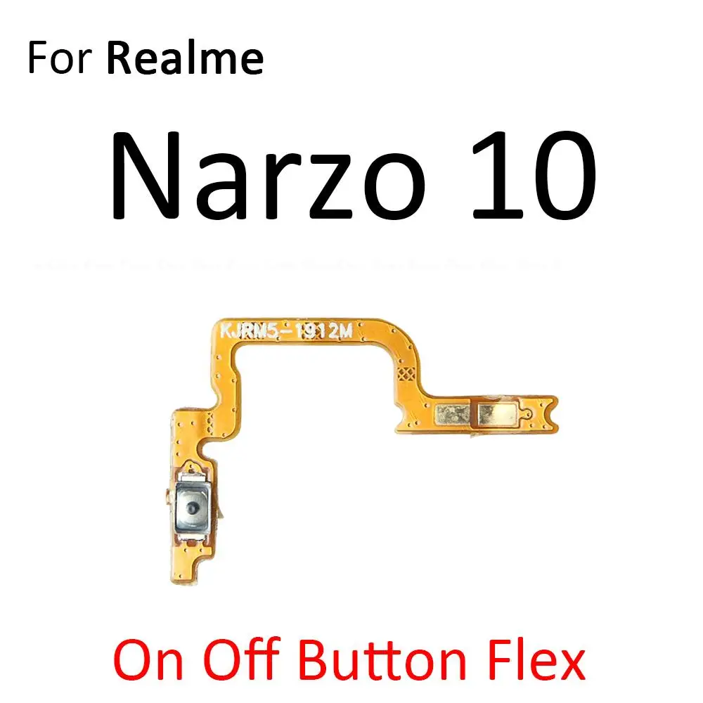 Гибкий кабель для OPPO Realme Narzo 10 10A 20A 20 Pro кнопка включения выключения звука кнопки