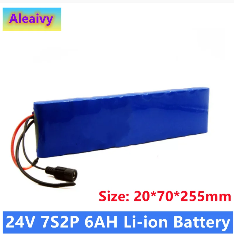 

24V 7S2P 6AH Li-ion Battery Volt Rechargeable Bicycle E-Bike Electric battery pack 24v lithium battery baterias recargables