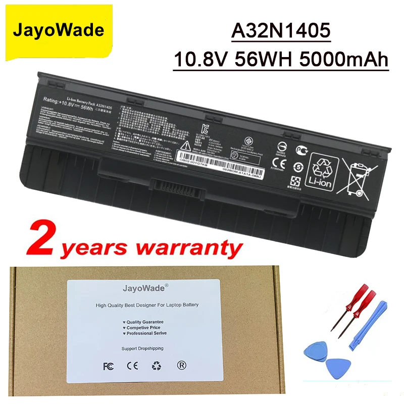 

JayoWade A32N1405 Laptop Battery for ASUS ROG N551 N751 N751JK G551 G771 G771JK GL551 GL551JK GL551JM G551J G551JK G551M G551JW