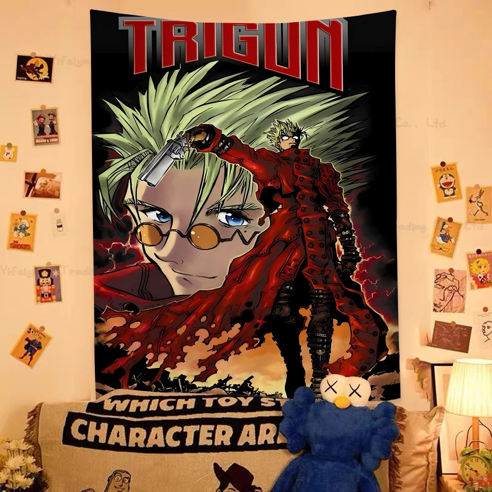 Аниме Trigun висит богемный гобелен дешевый хиппи настенный Мандала домашний декор