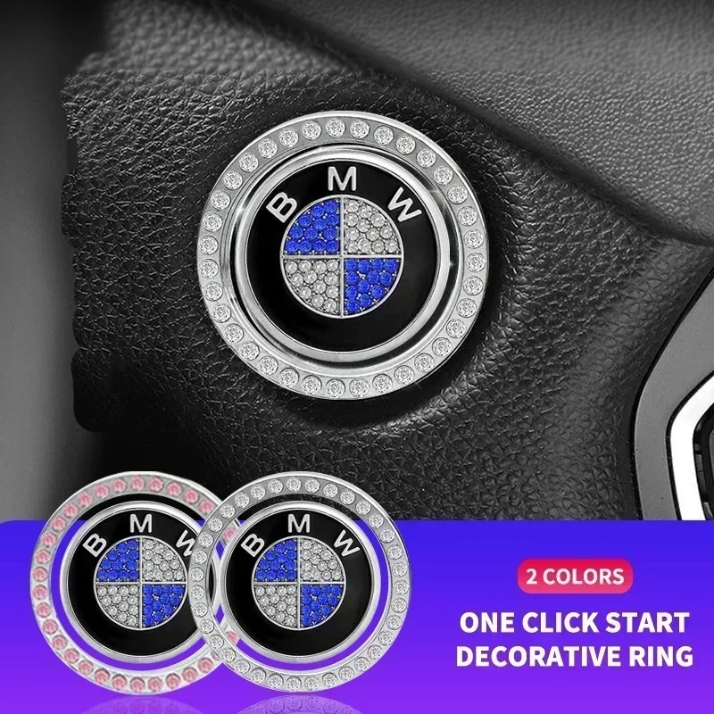 1 шт. автомобильная блестящая наклейка на зажигание двигателя одним щелчком мыши