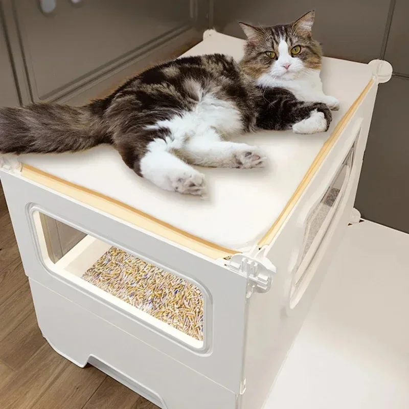 Прозрачные клетки для кошек домашняя многоэтажная кошачья вилла туалет супер