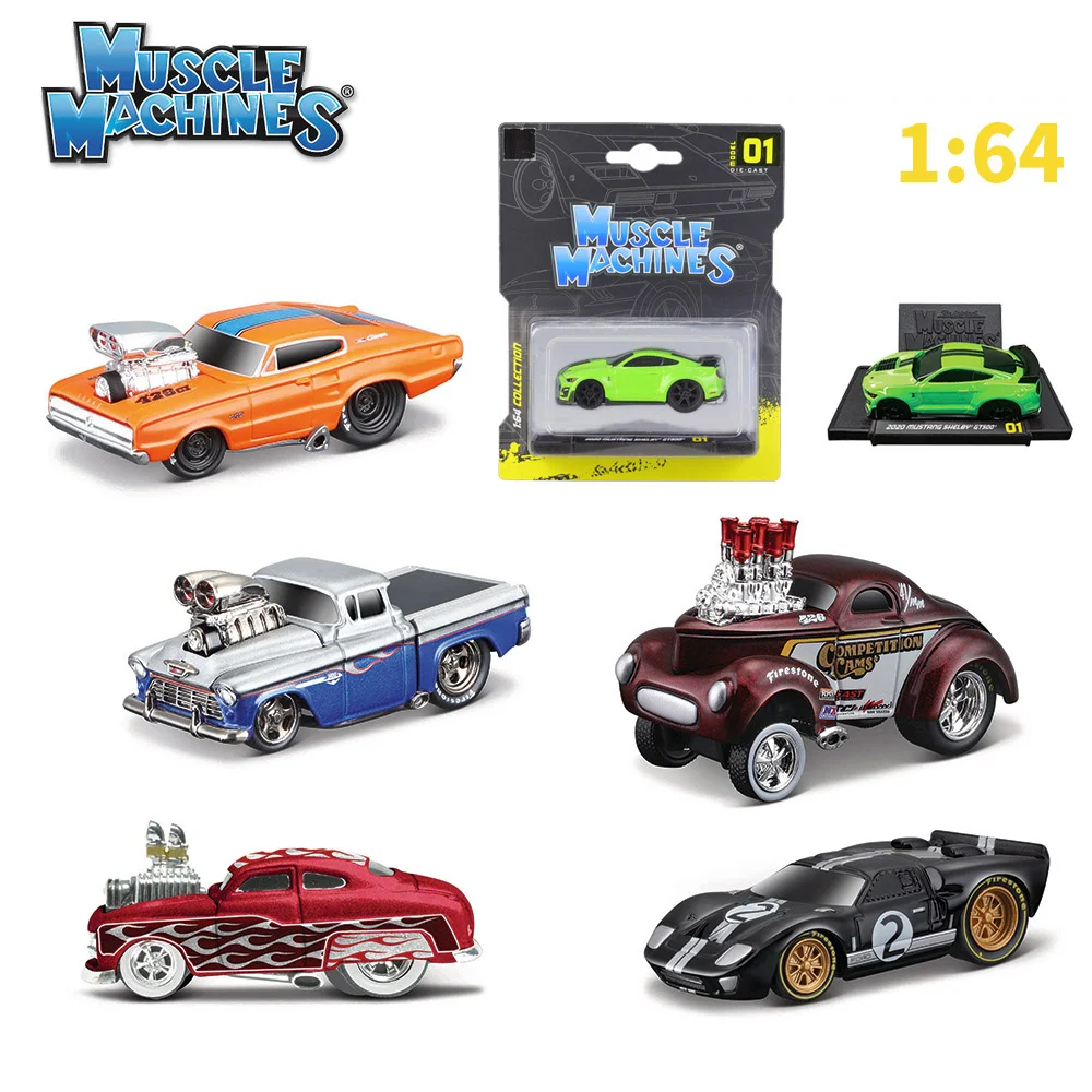 Спортивная модель автомобиля Maisto 1:64 Dodge Ford Chevrolet Shelby Mustang из сплава