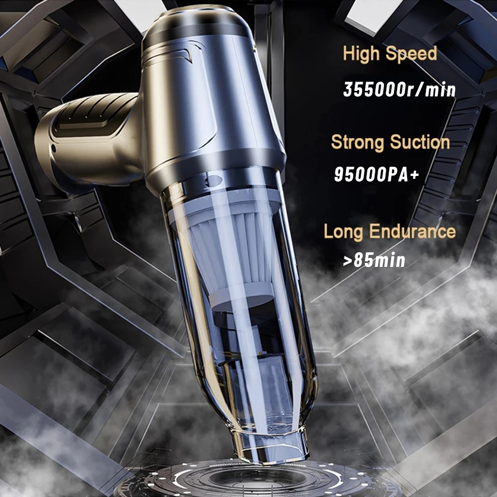 Бесщеточный автомобильный двигатель Беспроводной Мощный пылесос с мощным
