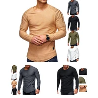great man tops eye catching washable men casual solid t shirt winter clothing men blouse casual tops