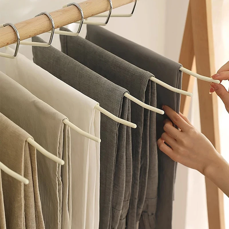 Вешалка для брюк из нержавеющей стали нескользящая вешалка домашняя не