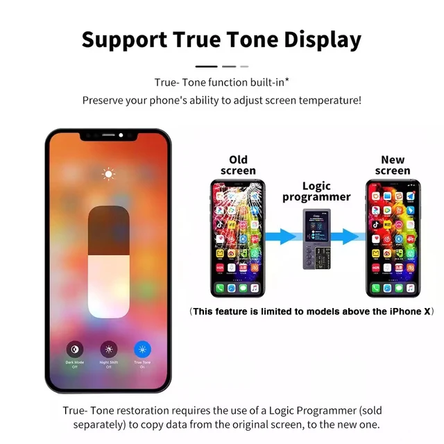 OLED For iPhone 7 8 6S Plus X XR XS Max LCD Screen 11 12 Pro Max 13 Mini With 3D Touch Incell Replacement Display No Dead Pixel 2