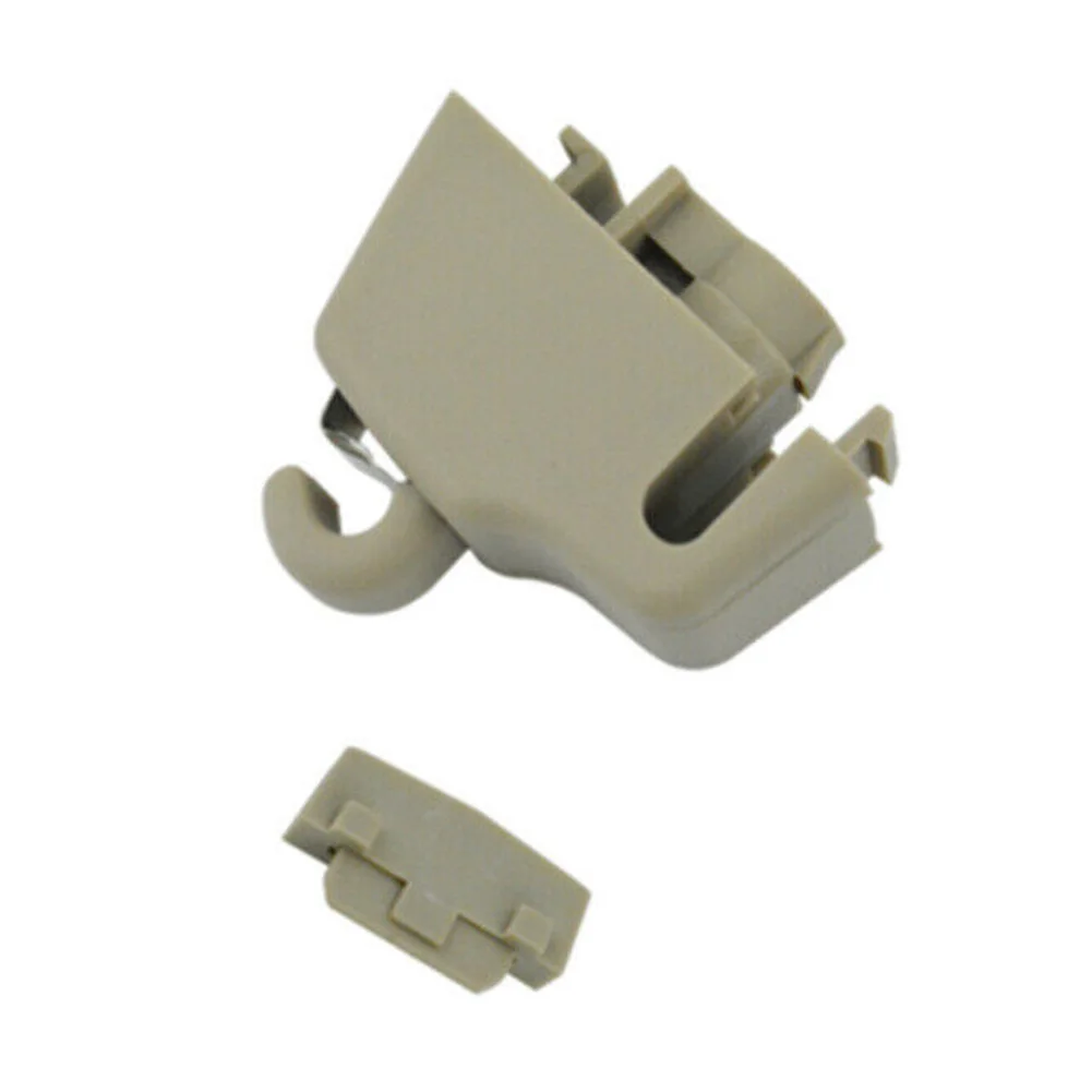 

Auto Sun Visor Clip 4L0 859 561 J50 4L0 859 562 J50 Accessories Beige Easy Installation Hook Retainer Part Plastic & Metal