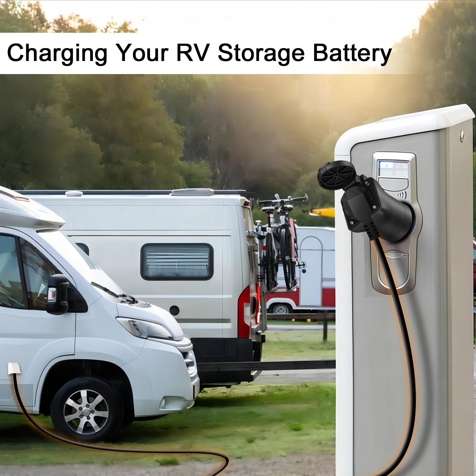 Адаптер GUWIEYG Type2 — Schuko зарядное устройство для электромобилей 16 А или адаптер