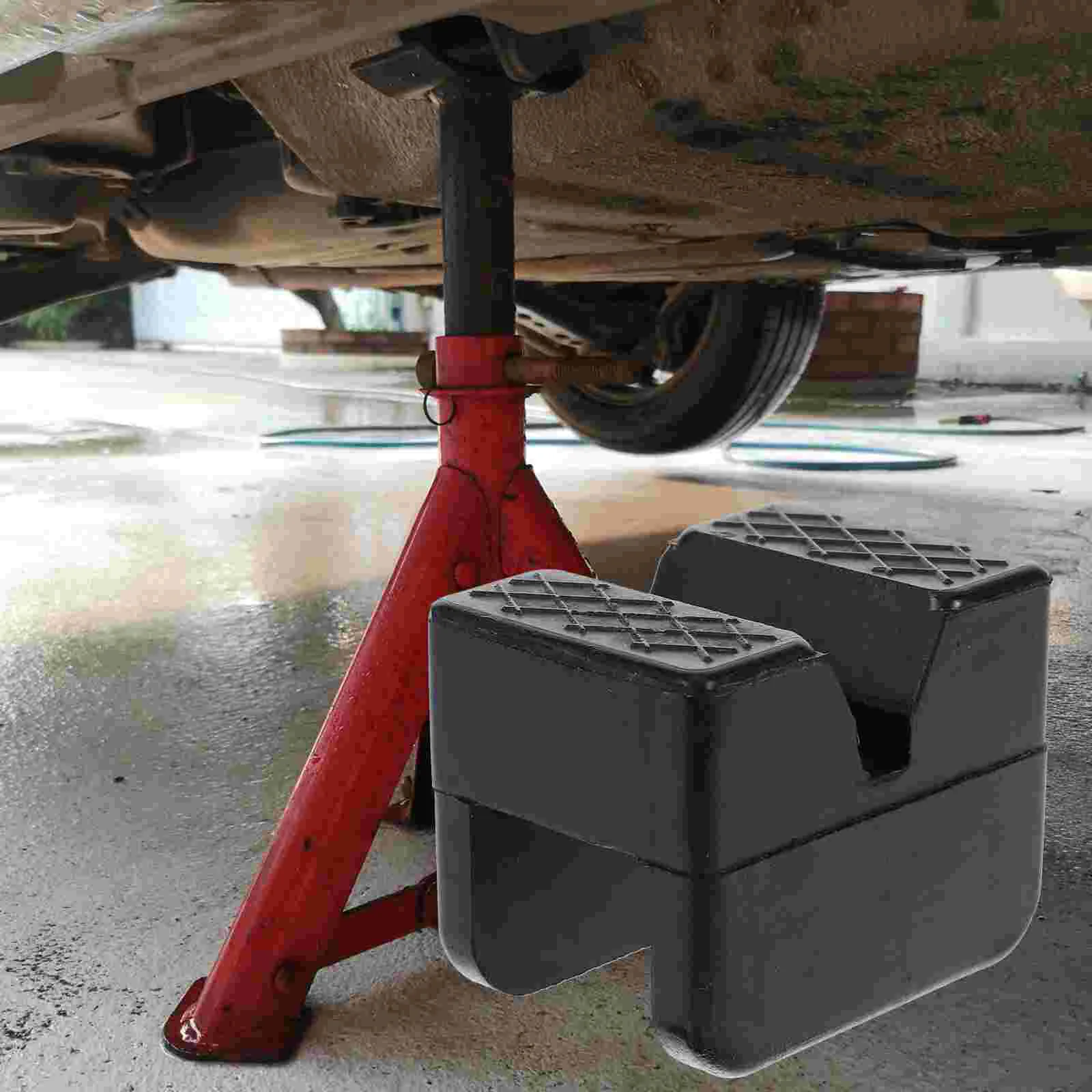 

2 Pcs Car Jack Pad Adapter Stand Plastic Pads Protector Jacking Jacks Pinch Weld Floor Disk
