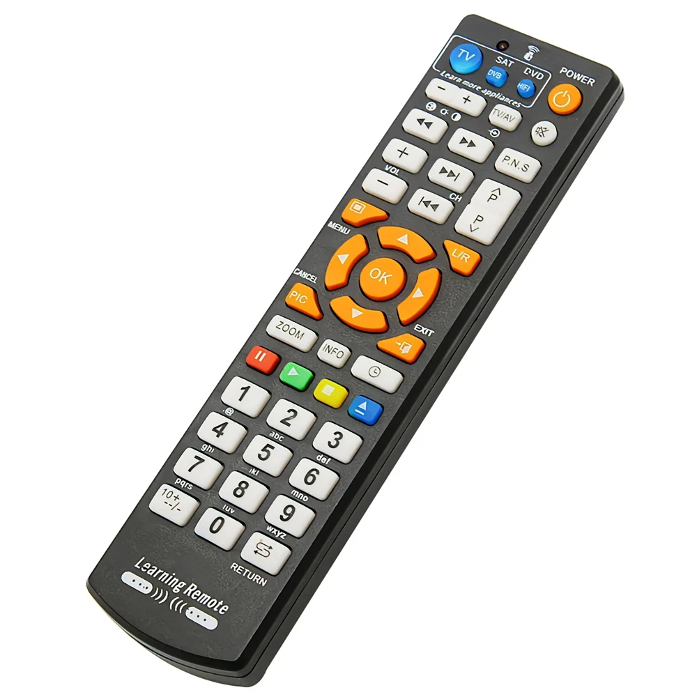 Фото L336 Universal Smart Remote Control With Learn Function For TV CBL DVD SAT STB DVB HIFI TV BOX VCR STR-T Learning Controller №5