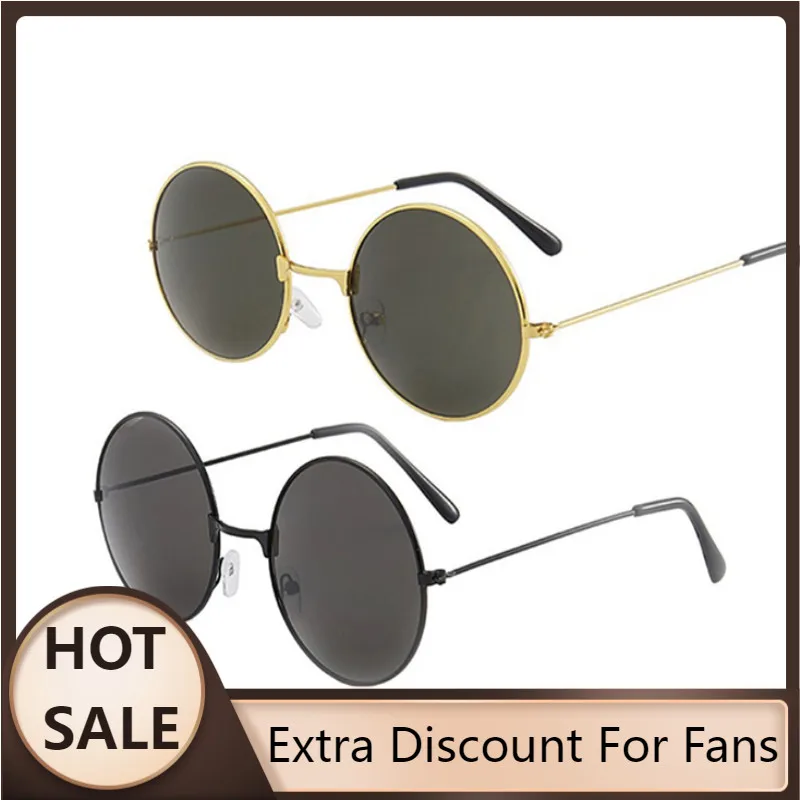 

Очки солнцезащитные женские круглые в стиле стимпанк, Модные Винтажные брендовые дизайнерские зеркальные солнечные очки UV400, 2020