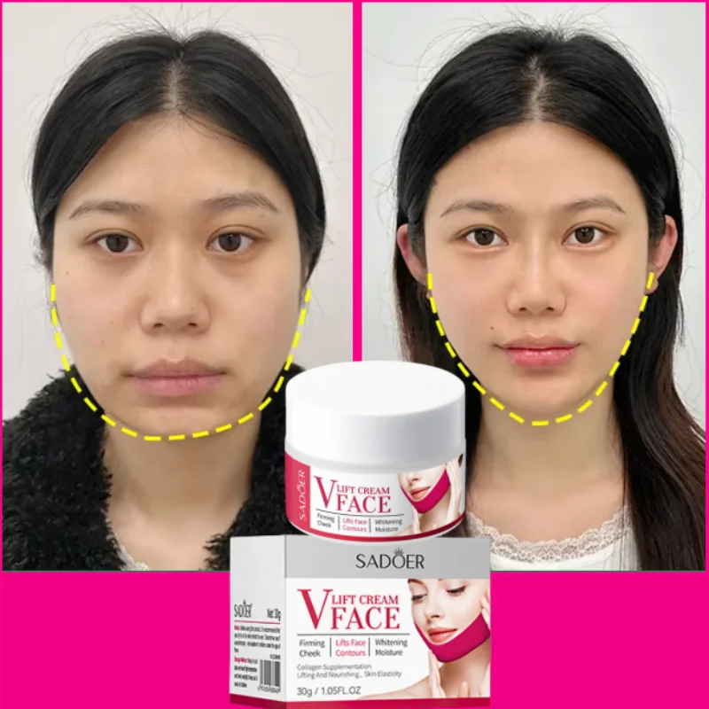 V-образный крем для похудения и лифтинга лица упругое удаление двойного
