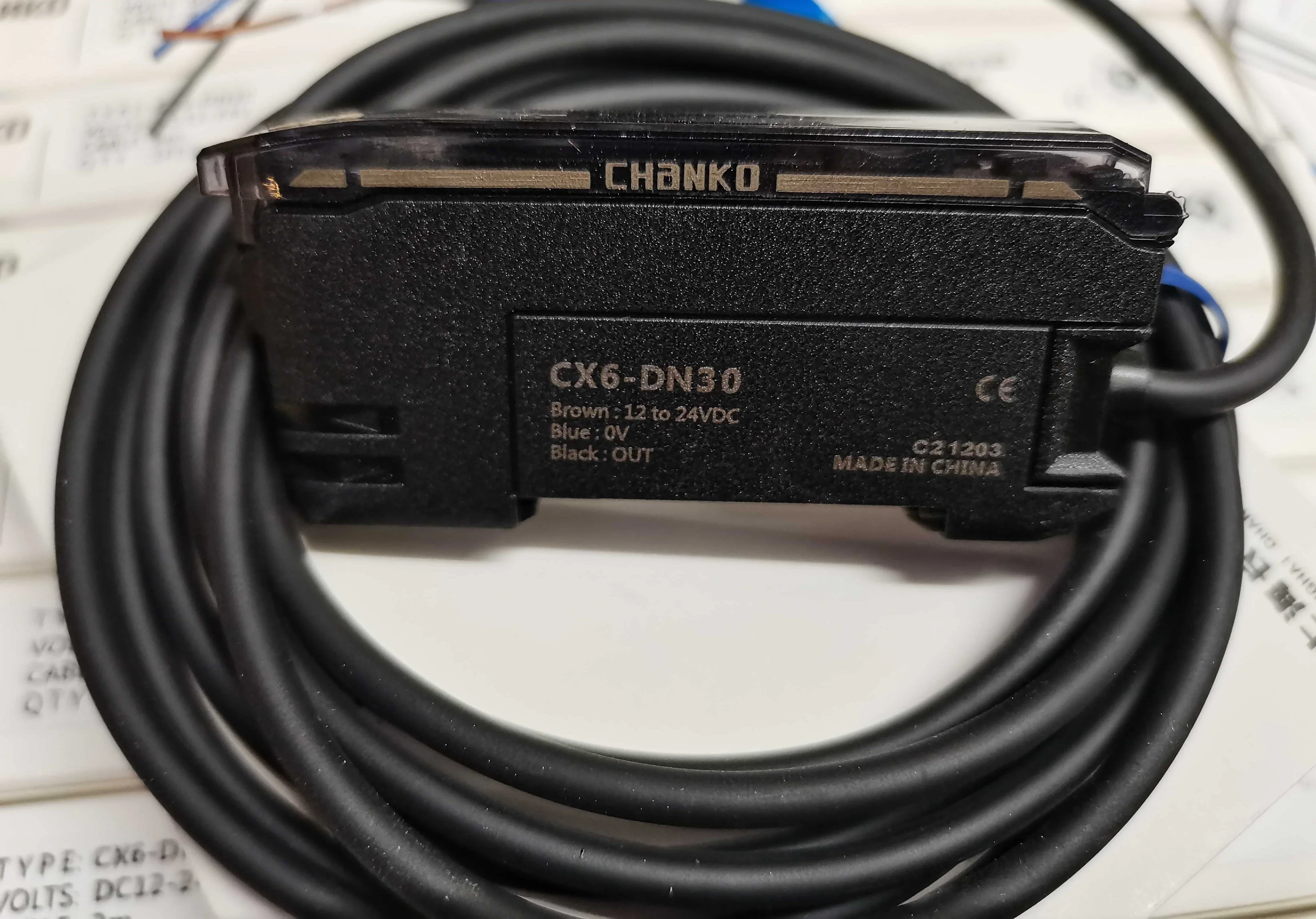 CX6-DN30 CX6DN30 CX6 Цифровой оптоволоконный усилитель CHANKO DC12-24V