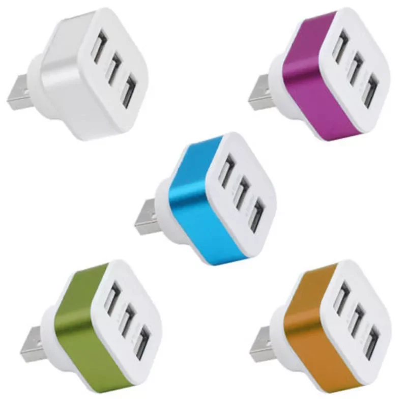 

High Speed 3 Port USB 2.0 Multi HUB Splitter Expansion Desktop PC Adapter New