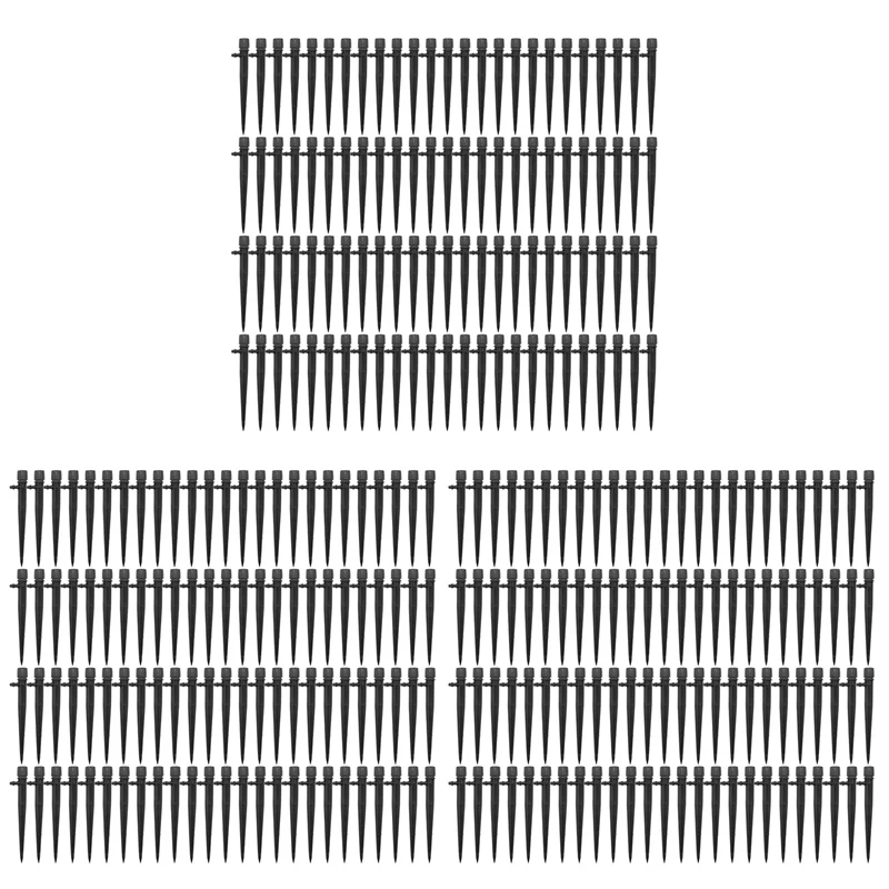 

300X Drip Emitters Perfect For 4Mm / 7Mm Tube,Adjustable 360 Degree Water Flow Drip Irrigation System