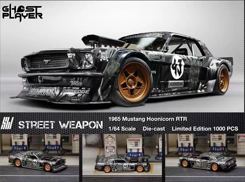 

Модель автомобиля Ready Street 1:64 1965 Hoonicorn RTR Los Angeles Limited 1000