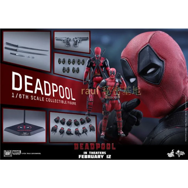 

Hottoys 1/6 HT MMS347 Deadpool 1.0 Movie Edition Deadpool Bitchy Movable Action Figure Model Hobbies Collection