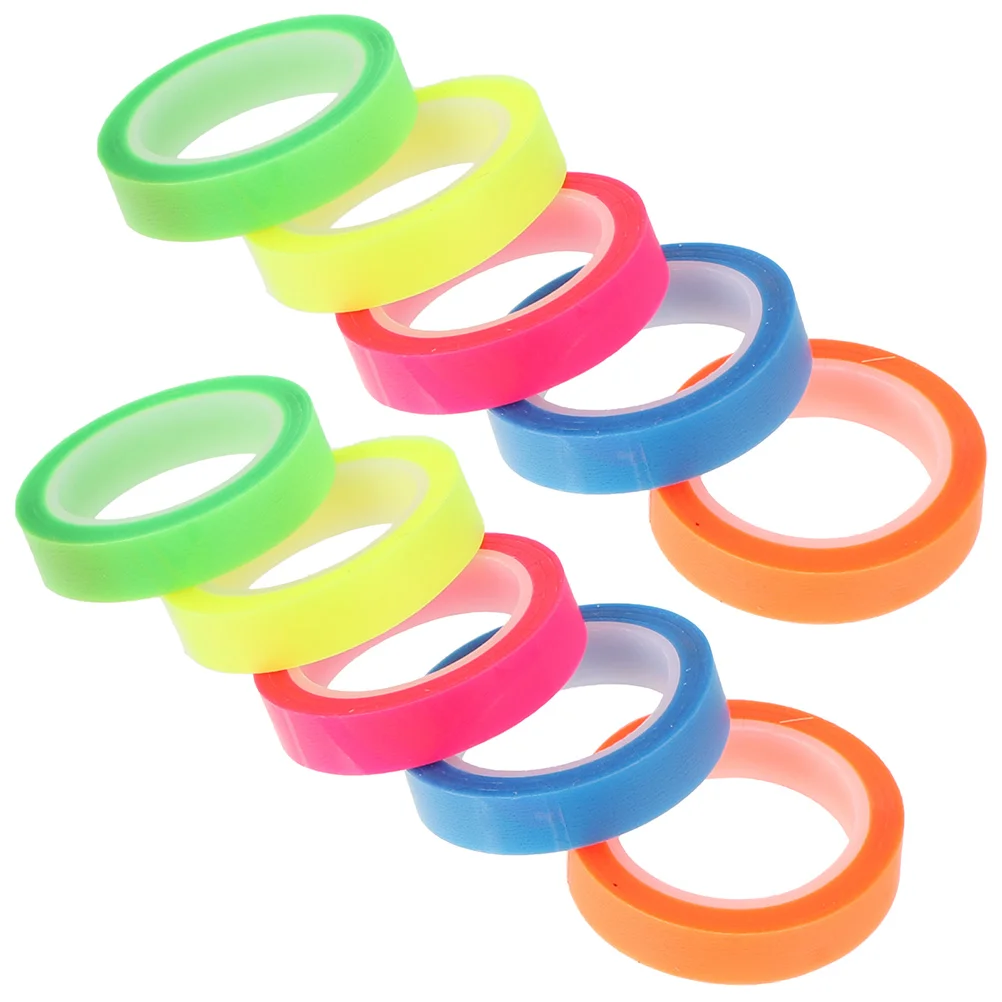 

20 Rolls Water Proof Tape Guided Highlight Strips Household Page Markers Guided Reading Strips Book Flags Tabs