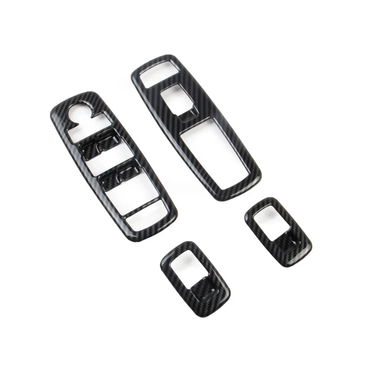 

Car Carbon Fiber Window Glass Lift Button Trim Switch Cover Door Armrest Panel for Dodge Durango 2011-2022 LHD