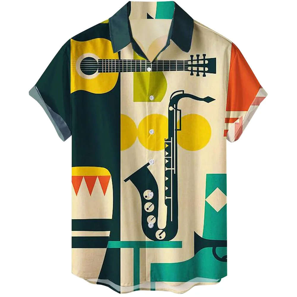 

Men'S Shirts 3D Graffiti Art Hawaii Shirts Beach Shirt Button Brazilian Harajuku Tops Hawaiian Beach Blouses Tops Camicias homme