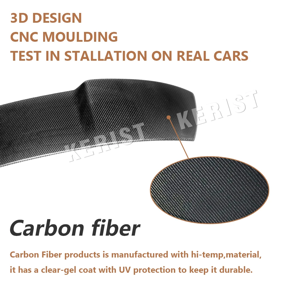 Спойлер на крышу заднего крыла из углеродного волокна для Mercedes GLE X167 GLE53 AMG 2020 2021 2022
