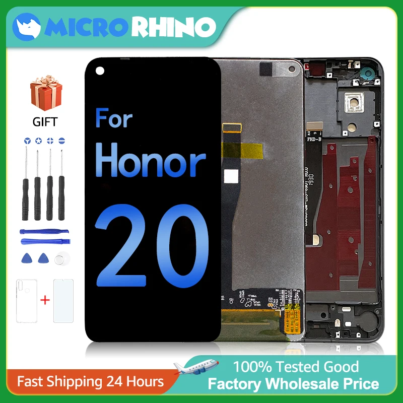 Оригинальный дисплей 6 26 дюйма для Huawei Honor 20 YAL-L21 ЖК-дисплей с сенсорным экраном и