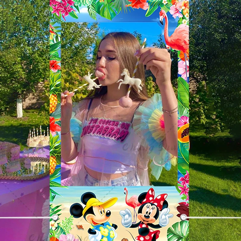 Студийная фоторамка Disney с Микки Маусом реквизит Гавайский Фламинго для