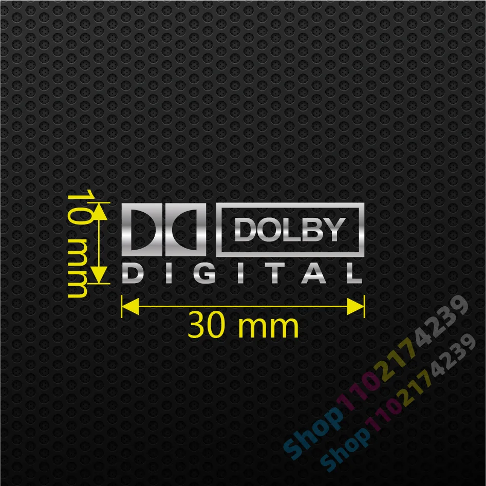 

Dolby Bluetooth WiFi6 THX DTS TrueHD объемный динамик сертификация наклейка мобильный телефон компьютер металлическая наклейка