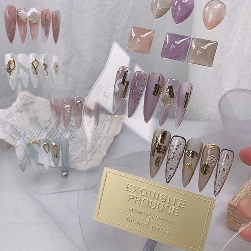 1 шт. доска для дизайна ногтей нестандартный акриловый прозрачный гель-лак