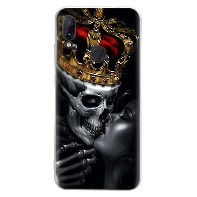 Чехол Grim Reaper Skull Skeleton для телефона Xiaomi Poco X3 NFC X4 M3 M4 Pro M2 F3 F2 F1 Mi Note 10 Lite A1 A2 A3 CC9E GT Coque Cov
