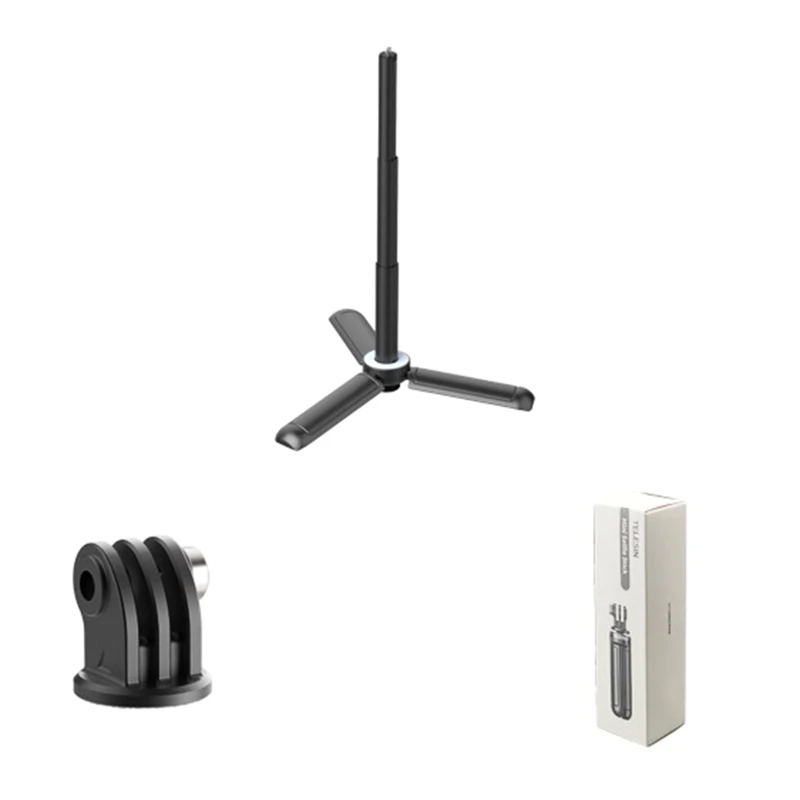 

Metal Mini Tripod Large Desktop Tabletop Stand for Action 2 Go Pro 10