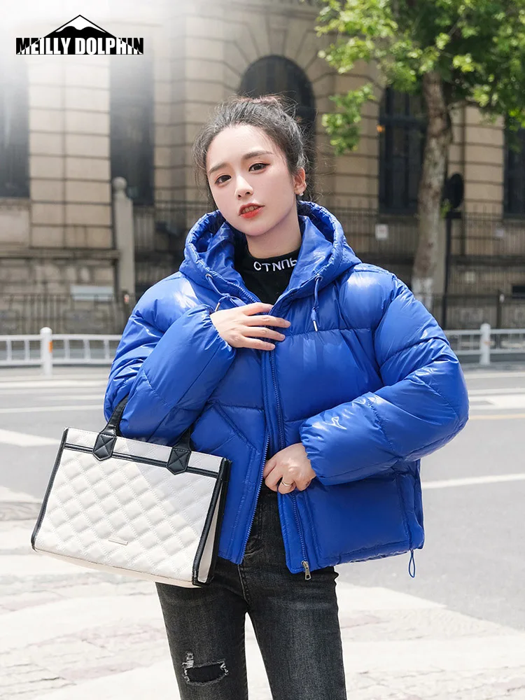 Winter Jacket 2022 New Parkas Women Fashion Coat Long Sleeve Clothes Winter Hooded Female Warm Cotton Padded Jacket