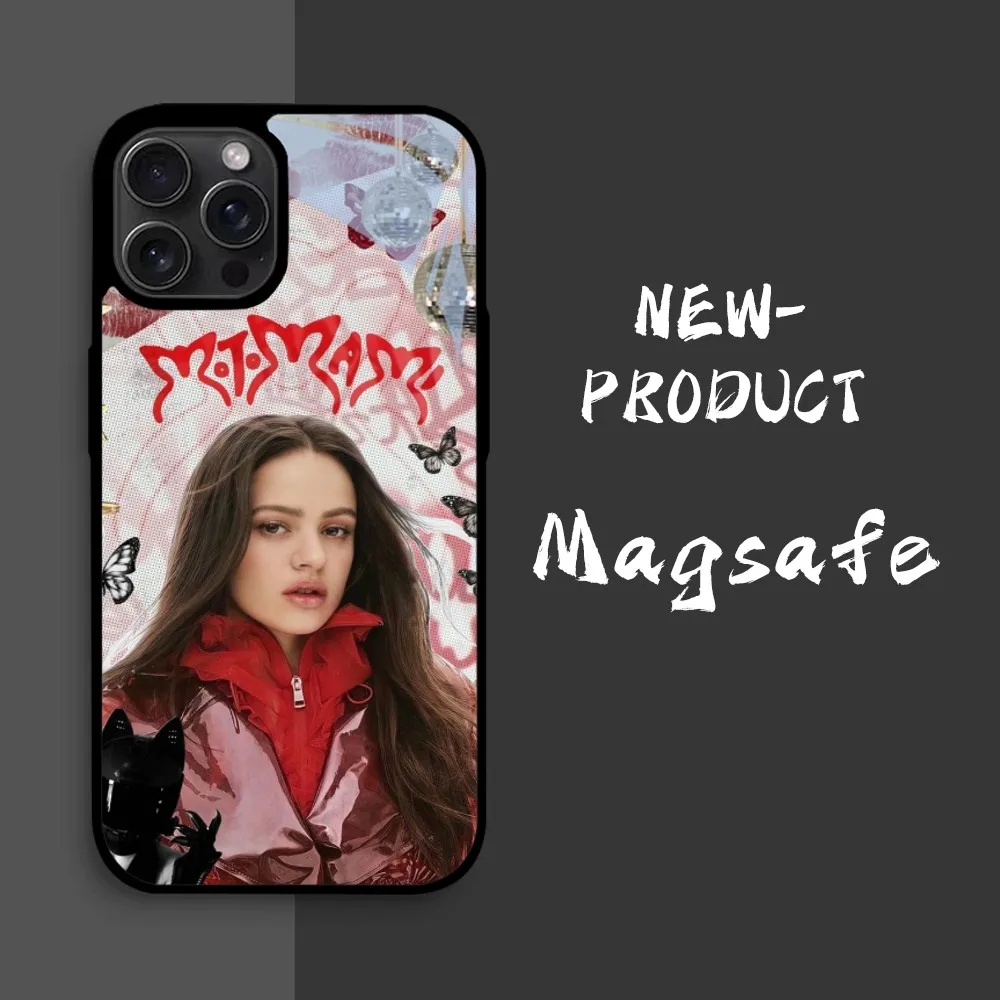 Чехол для телефона Spanish Music Singer R-Rosalia IPhone 16 15 14 13 12 11 Pro Xs Max Mini XR X 7 8 Plus Luxury Mirror Hard Funda