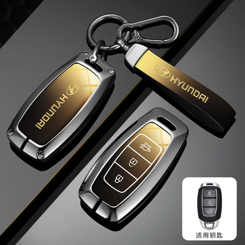 Модный чехол для автомобильного ключа с градиентом из ТПУ брелок ключей Hyundai Palisade