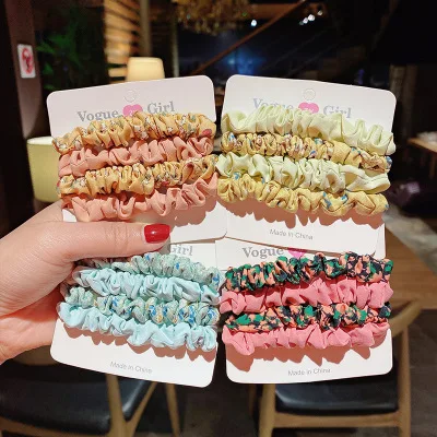 1 комплект резинки для волос кольцо ярких цветов веревка на осень и зиму Женский