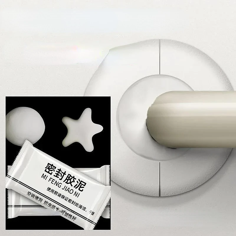 

Household wall hole sealant air conditioning hole repair plasticine waterproof sewer pipe sealant mud sealant house 30g per bag