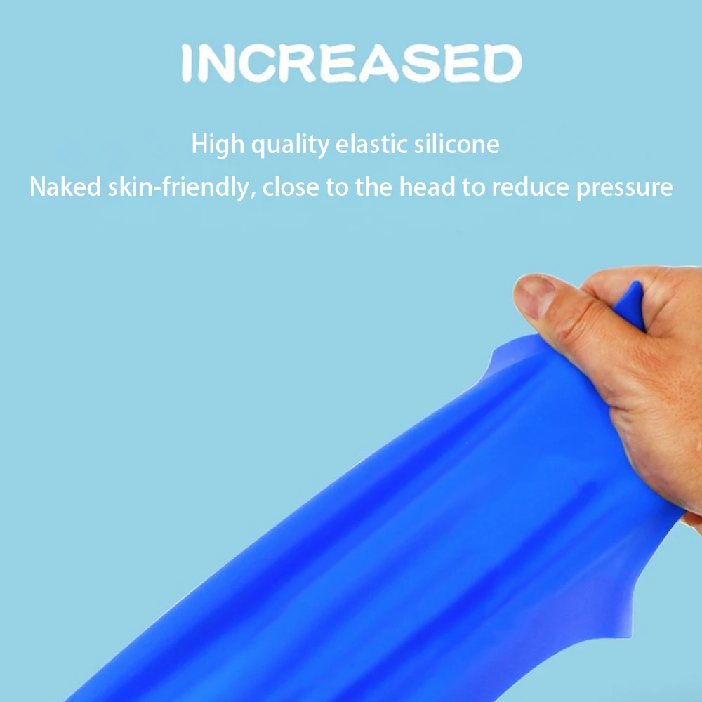 Four Colors Optional Cute Print Silicone For Swimming Increase Speed And Reduce Drag For Swimming Non-slip Texture Skin Friendly