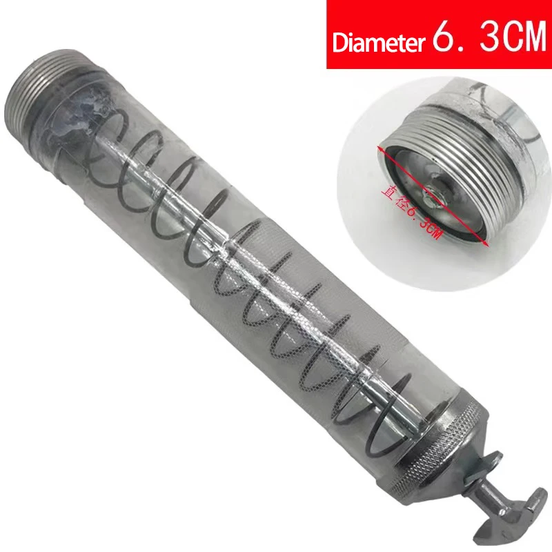 

Ручной масляный пистолет 56MM60MM с дополнительными аксессуарами для YouTube, прозрачная трубка, железная труба, рулевая тяга, стиль универсального использования