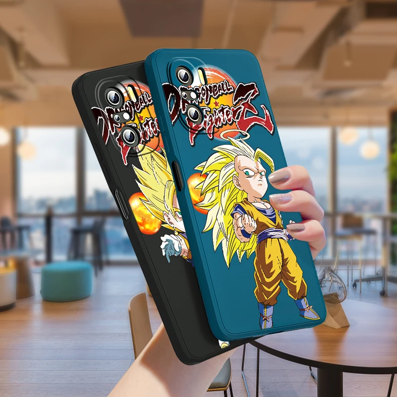 

Cool Hot Dragon Ball For Xiaomi Redmi Note 11 10S 10 9S 9T 9 8T 8 Pro Plus 7 6 5 4G 5G Liquid Silicone Soft Rope Phone Case
